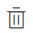 the trashcan icon